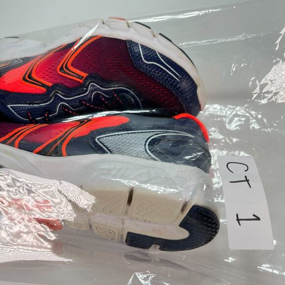 Fila Stellaray Navy Blue Orange Lightweight Low Top Running Shoes Women's Size 9 - Picture 10 of 10